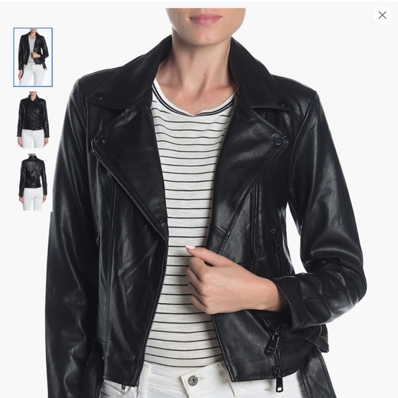 Elodie Faux Leather Moto Jacket - Picture 1 of 5